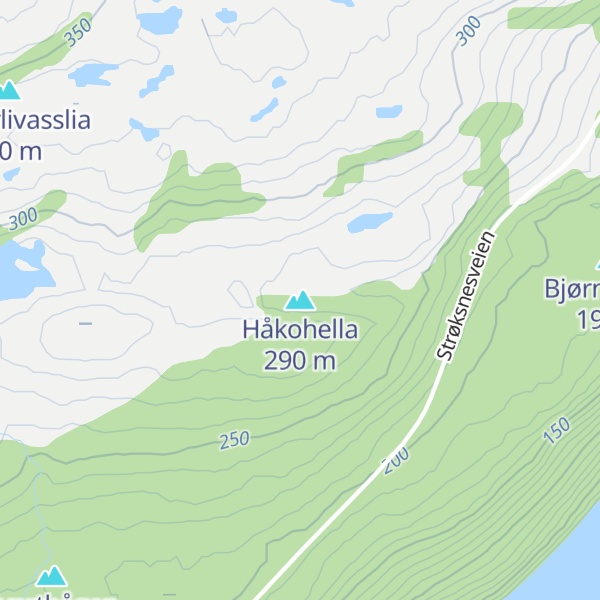Map of Håkohella
