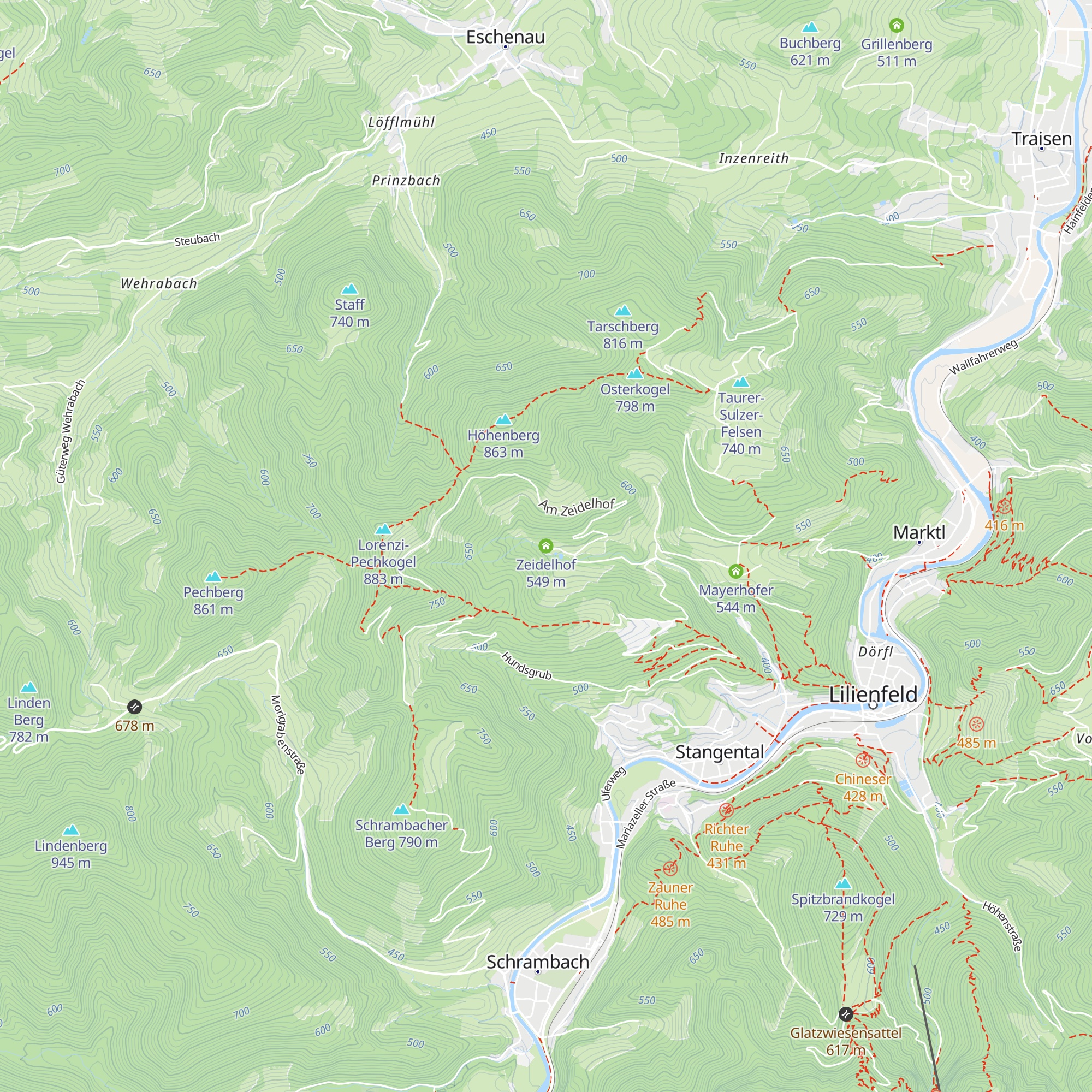 Zeidelhof map