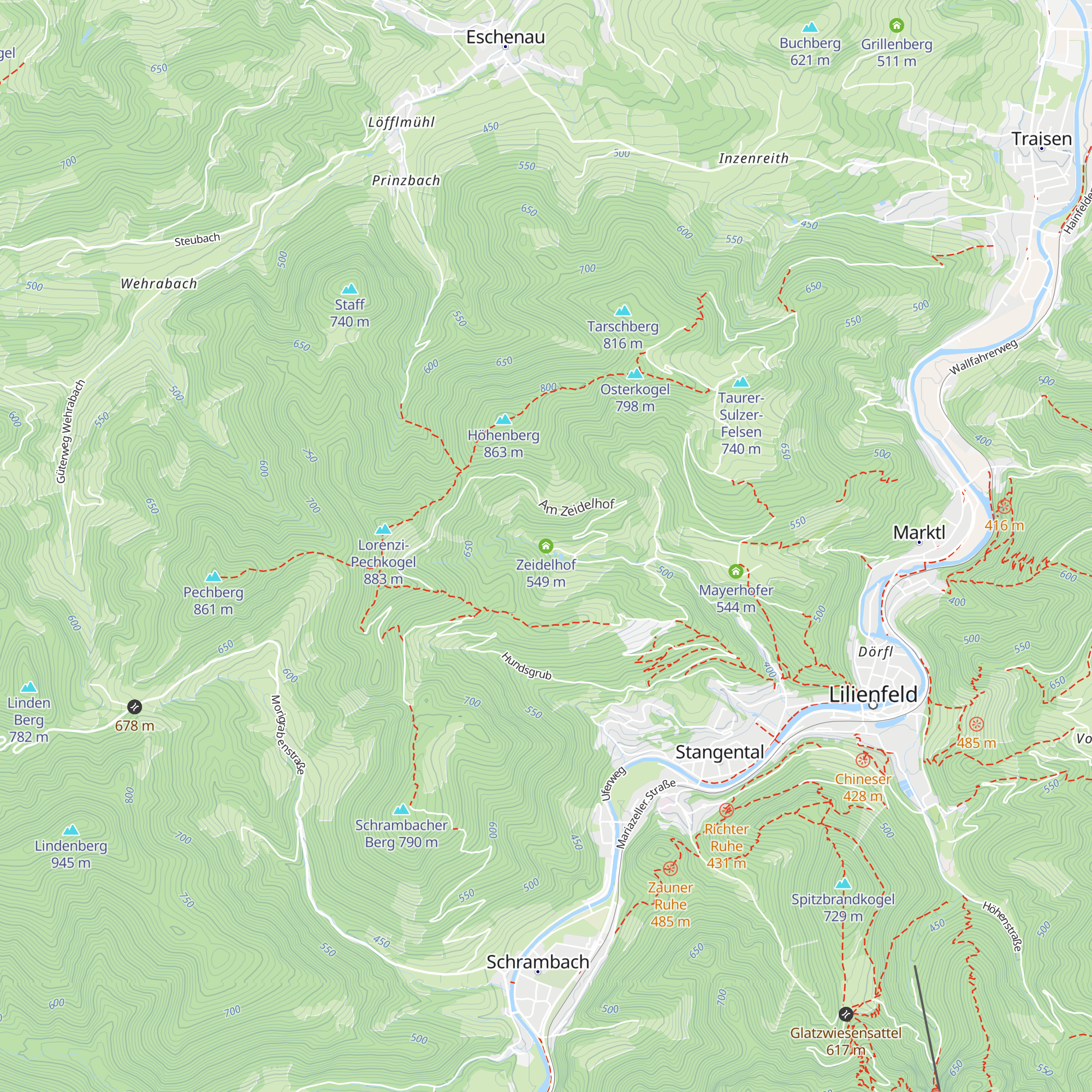 Zeidelhof map