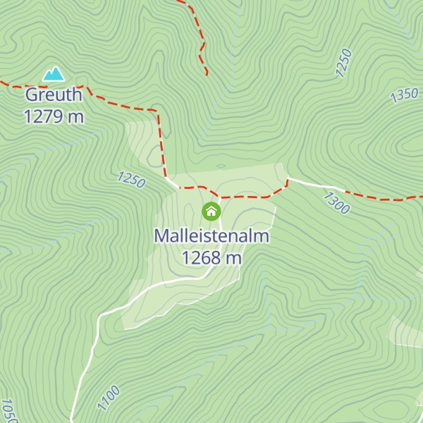Map of Malleistenalm
