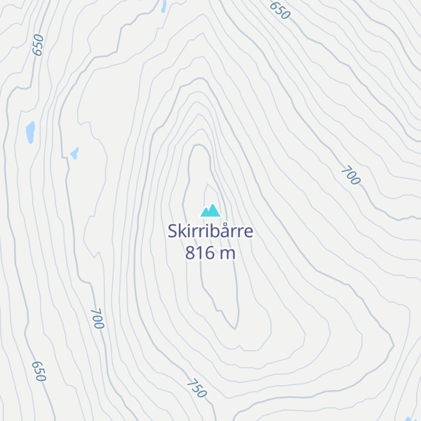 Map of Skirribårre