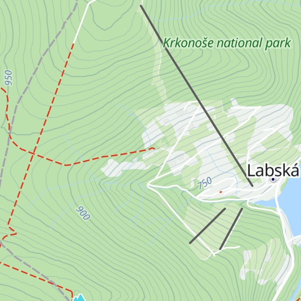 Map of Sporthotel Švýcarská bouda