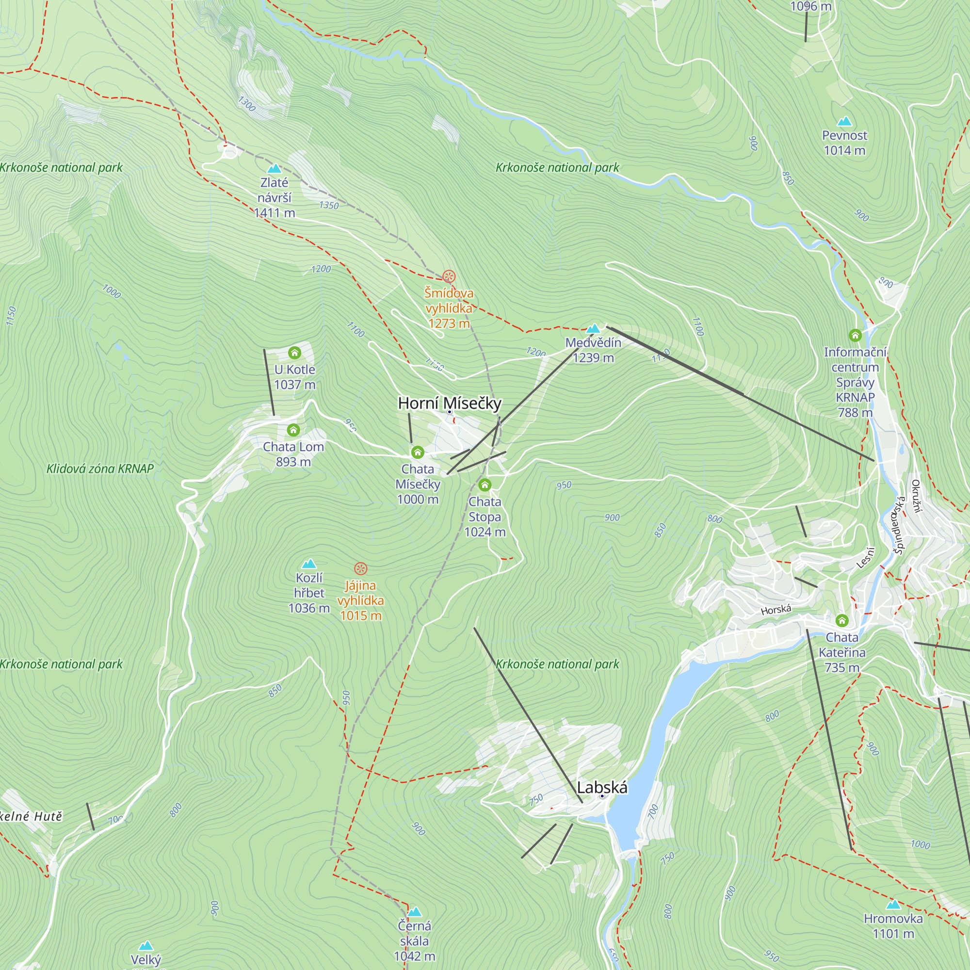 Chata Stopa map