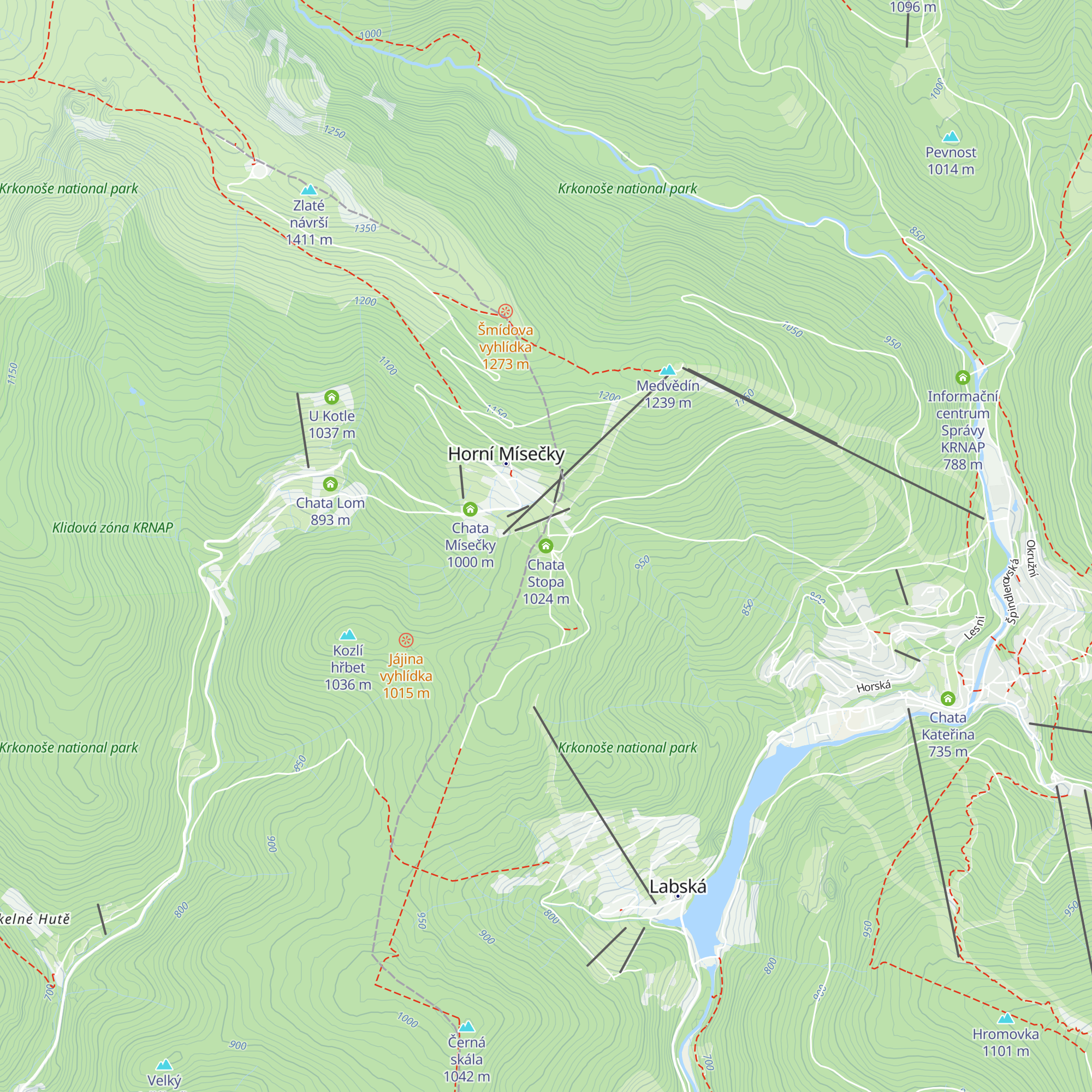 Chata Stopa map