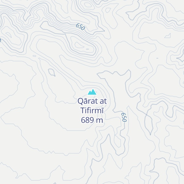 Map of Qārat at Tifirmī