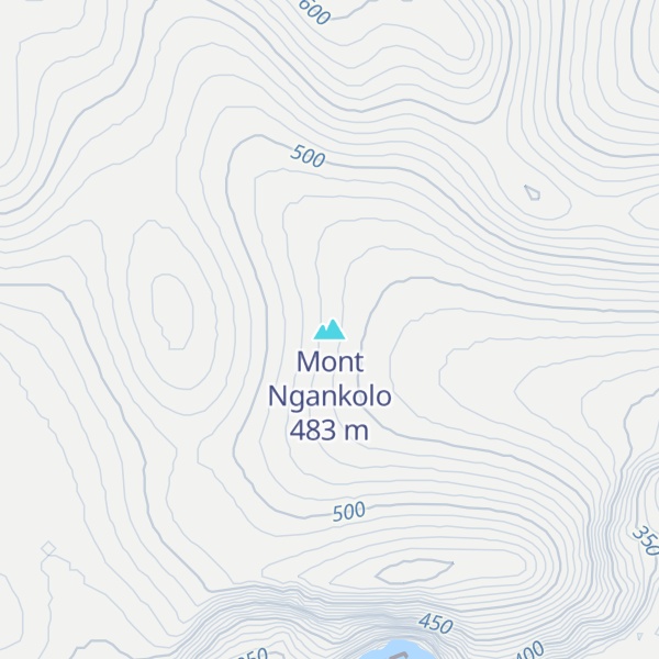 Map of Mont Ngankolo
