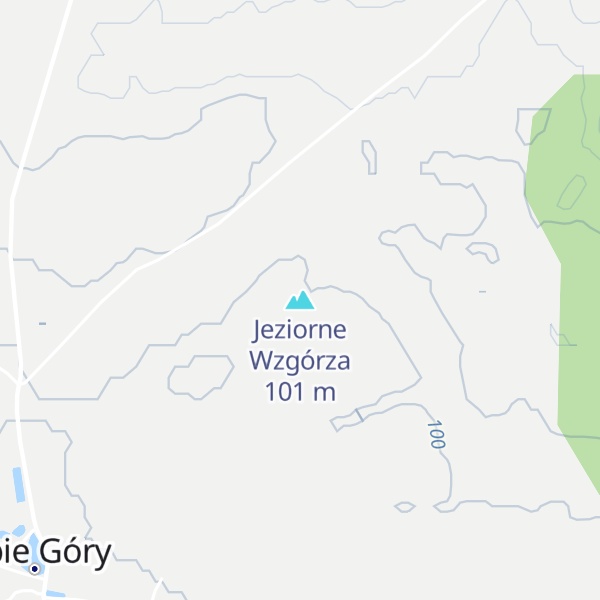 Map of Jeziorne Wzgórza