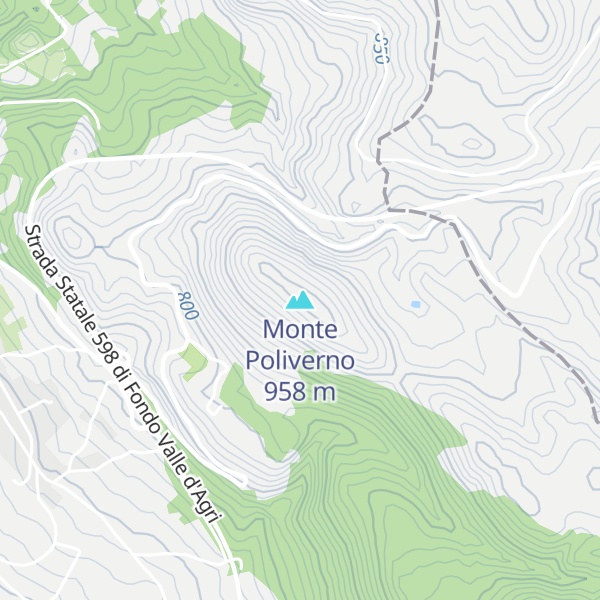 Map of Monte Poliverno