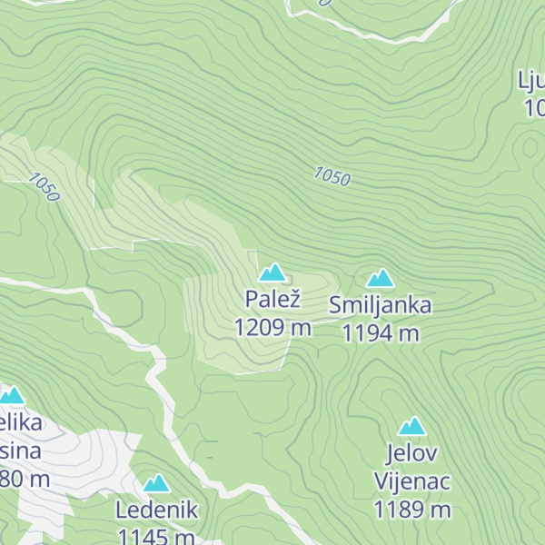 Map of Palež