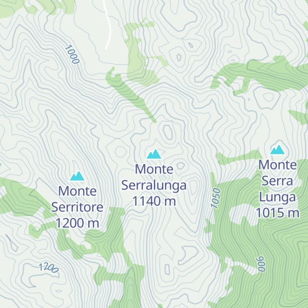 Map of Monte Serralunga