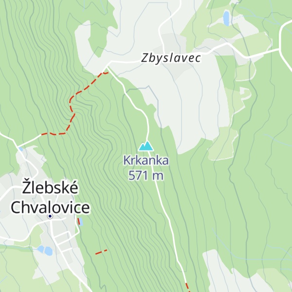 Map of Krkanka