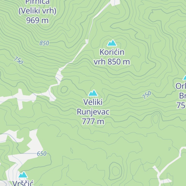 Map of Veliki Runjevac