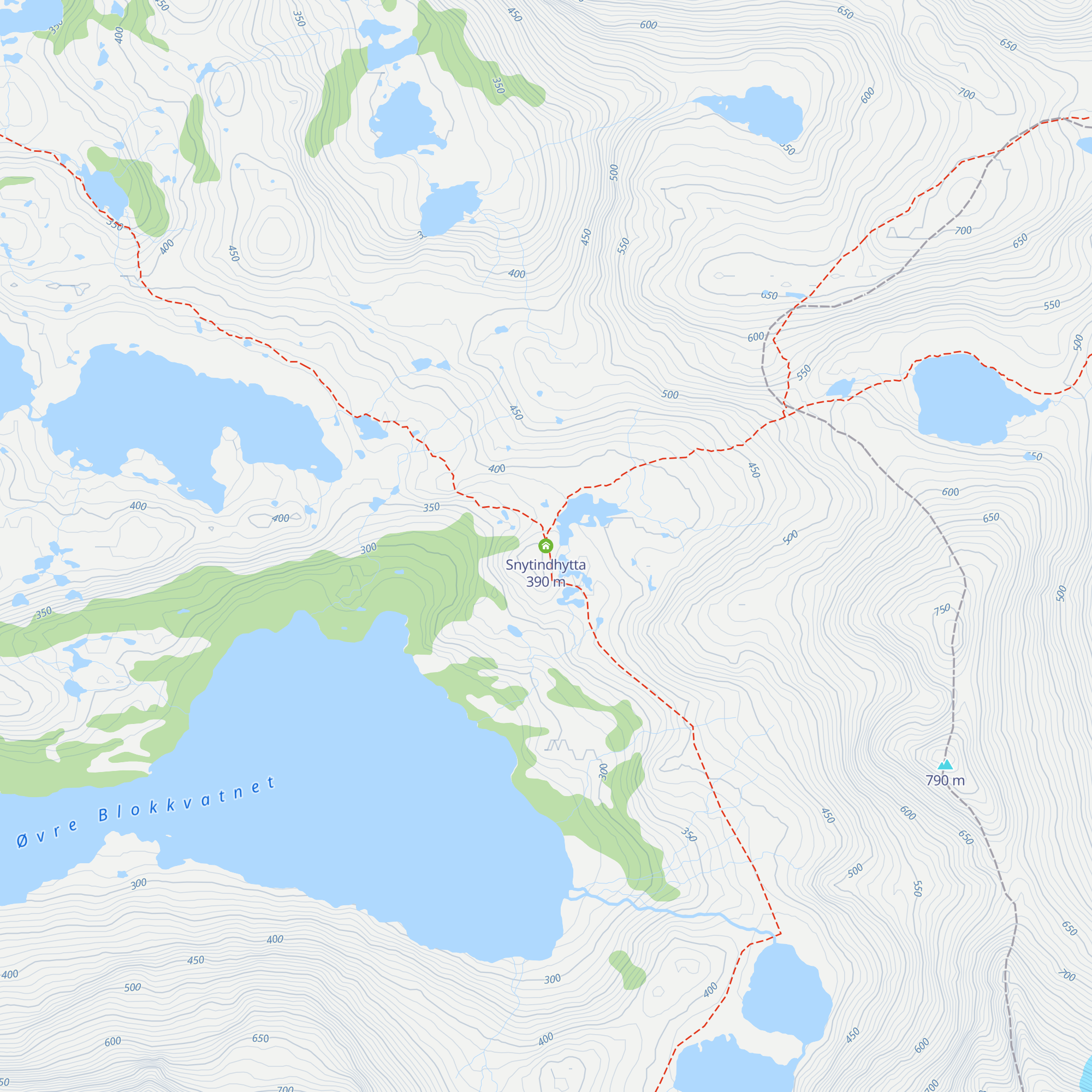 Snytindhytta map