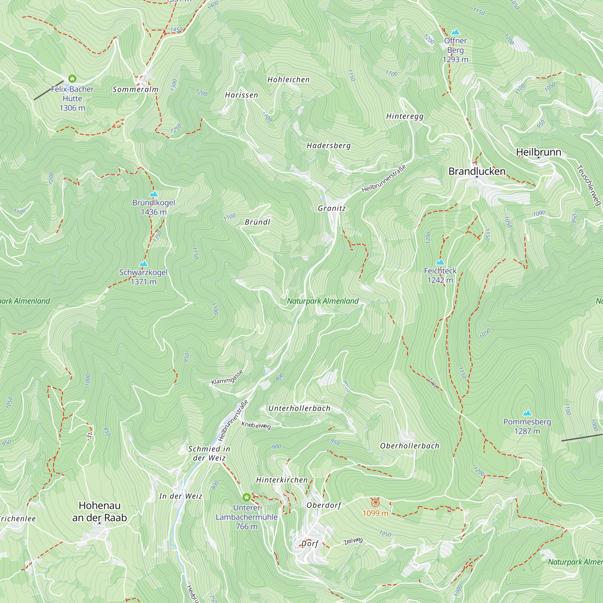 Wegbauer map