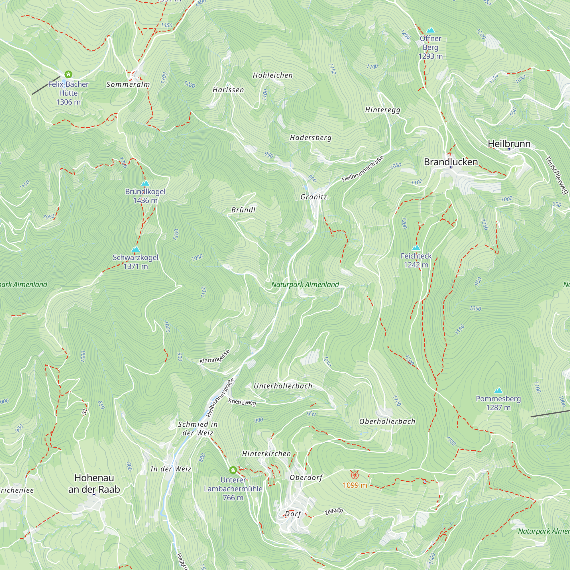 Wegbauer map