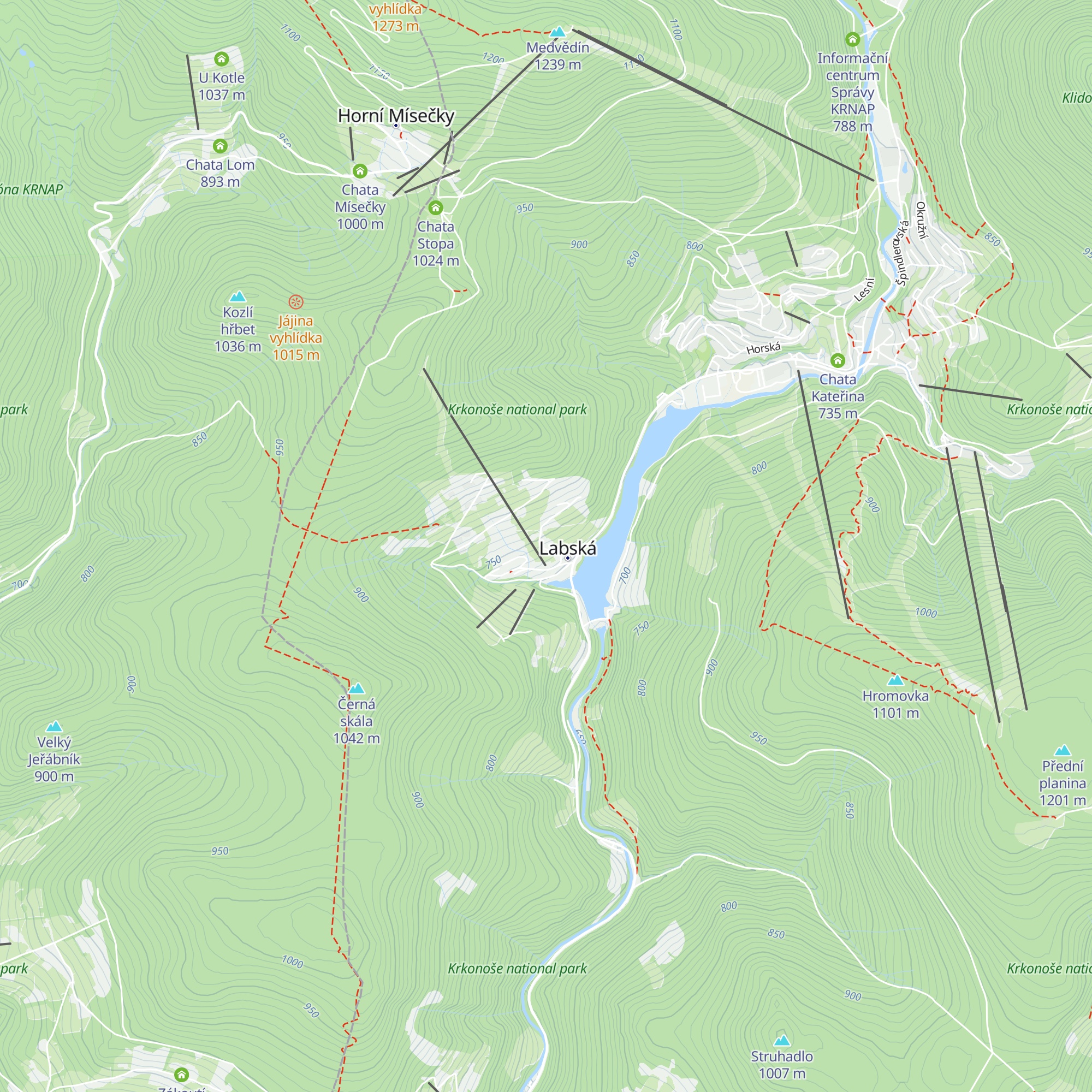Chata map