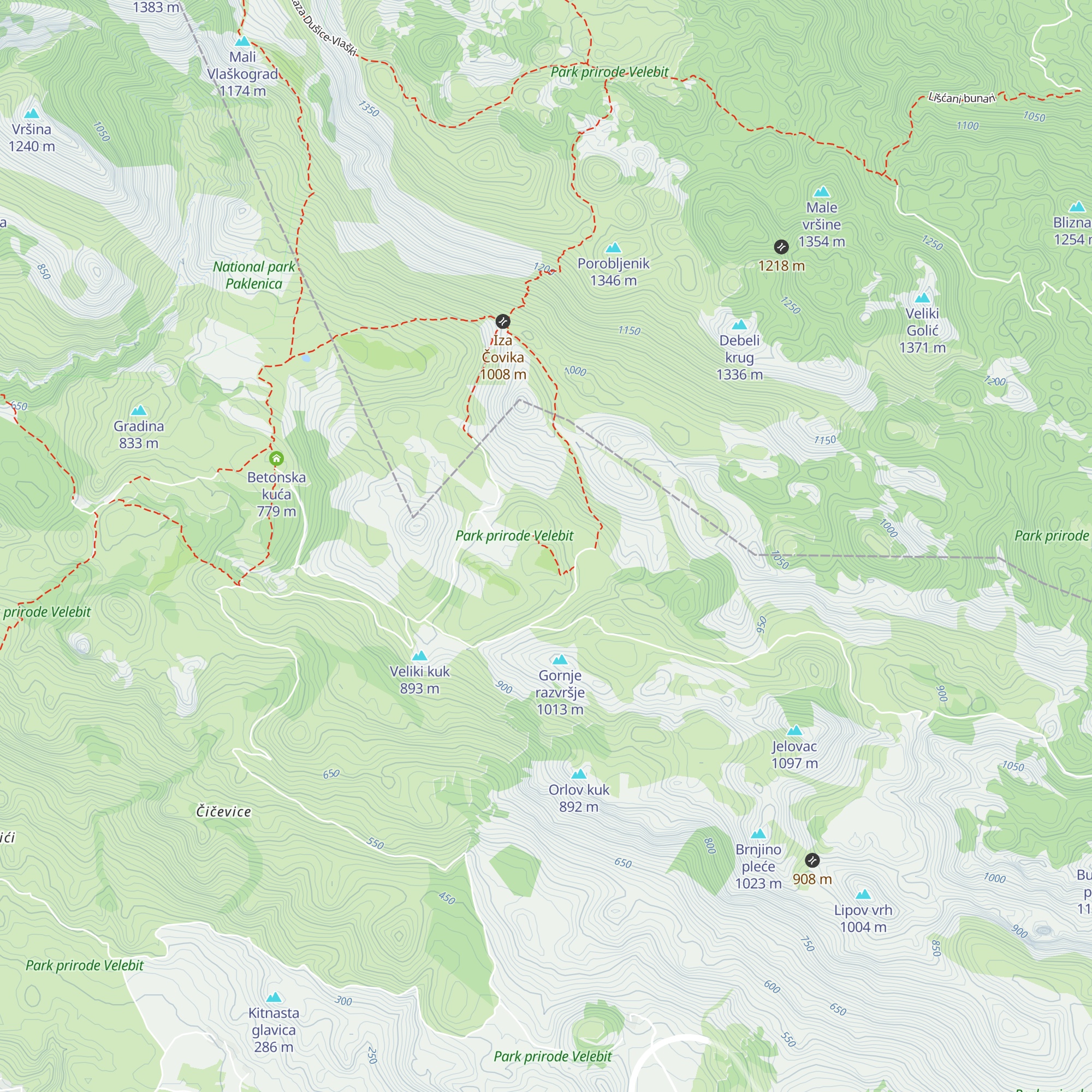 Planinarsko sklonište Zlatino sklonište map