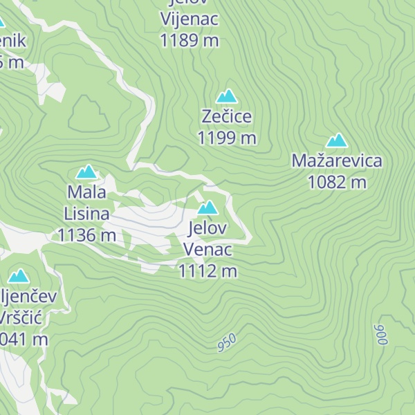 Map of Jelov Venac