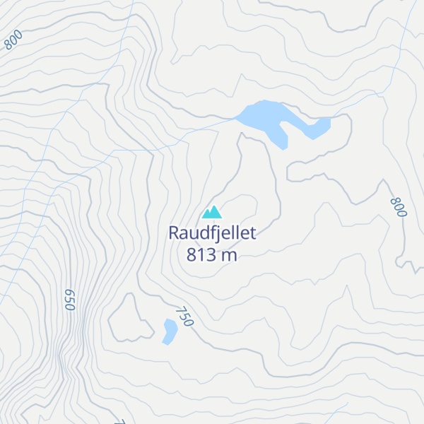 Map of Raudfjellet