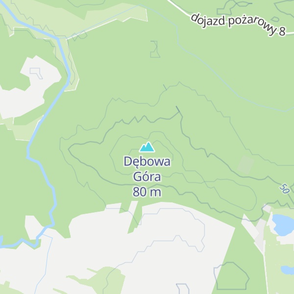 Map of Dębowa Góra