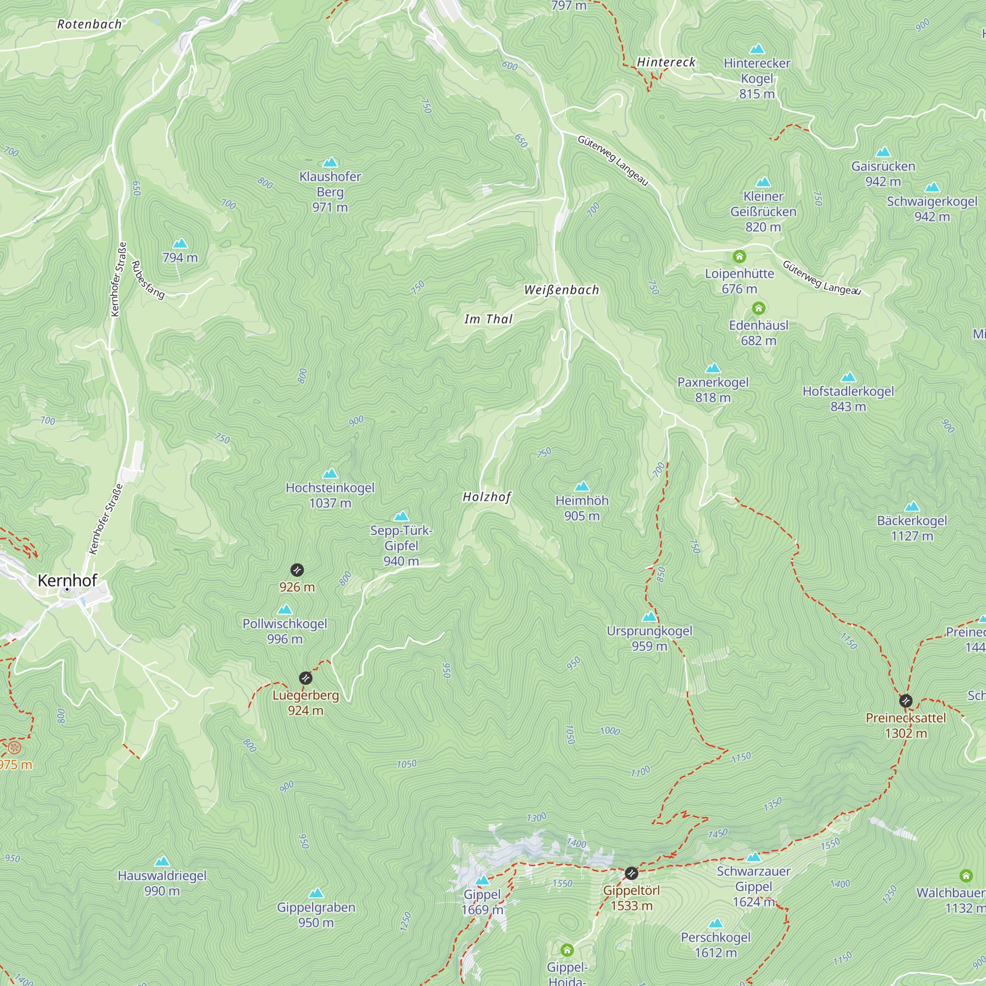 Jausenstation Holzhof map