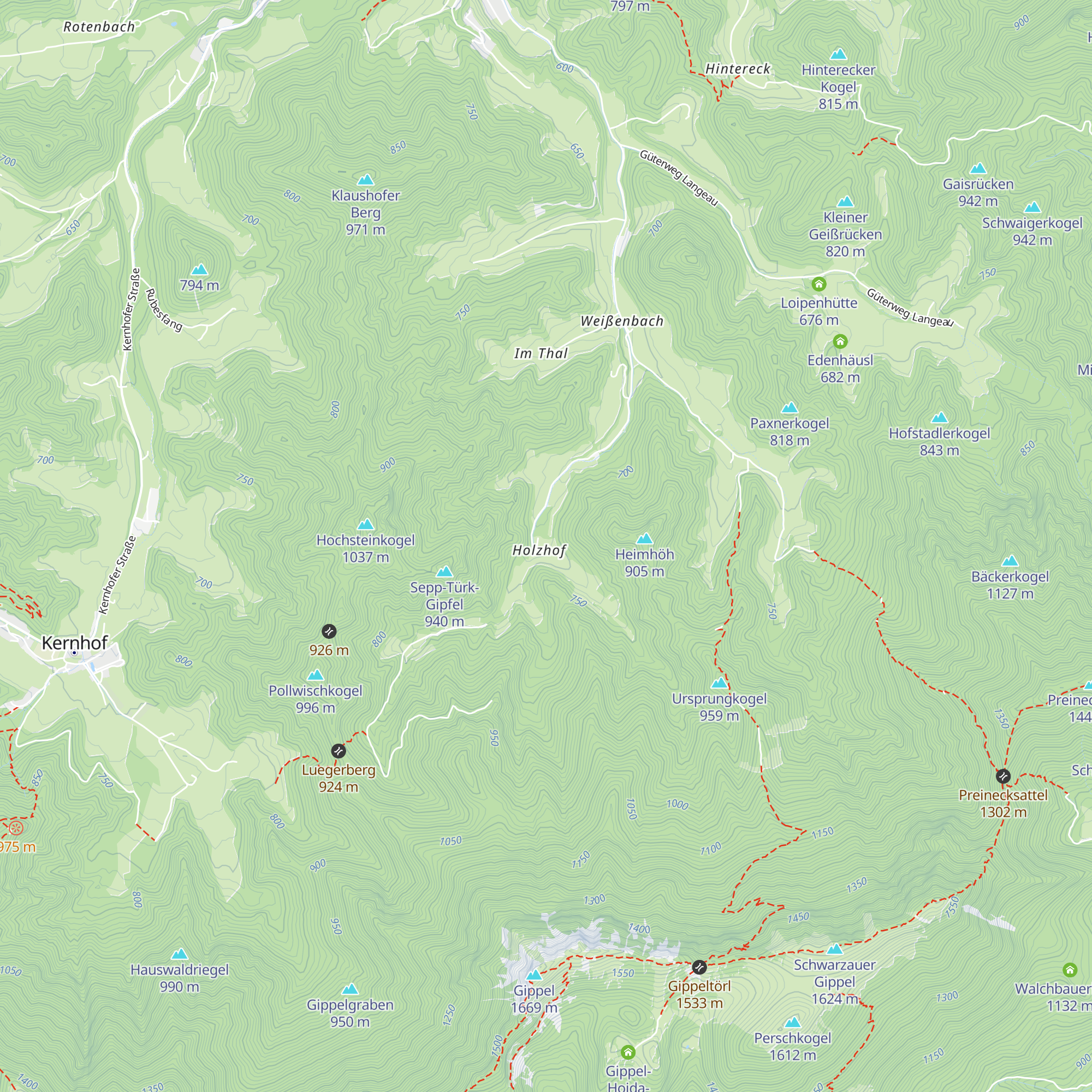 Jausenstation Holzhof map