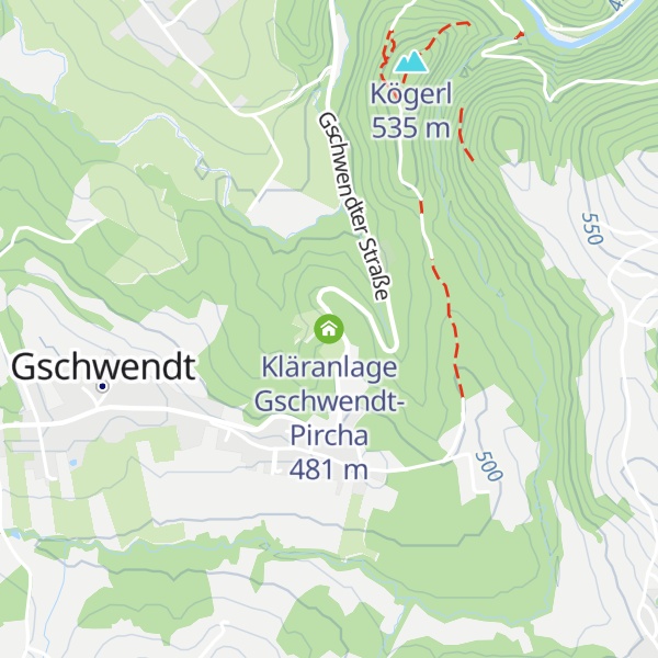 Map of Kläranlage Gschwendt-Pircha