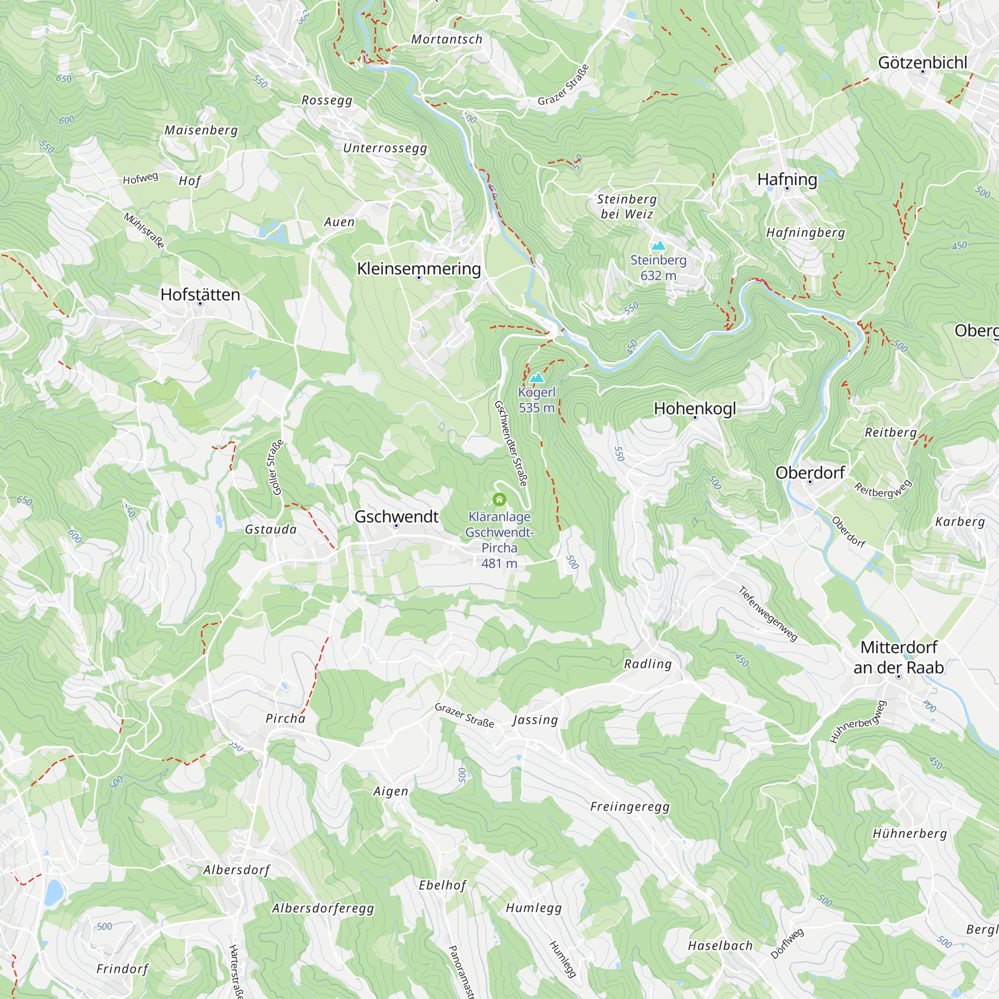 Kläranlage Gschwendt-Pircha map