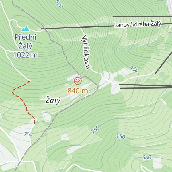 Map of Möhwaldova bouda
