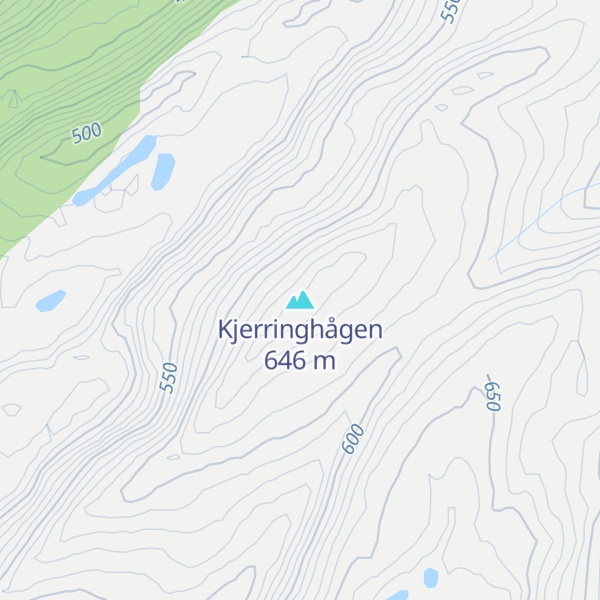 Map of Kjerringhågen