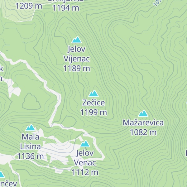 Map of Zečice