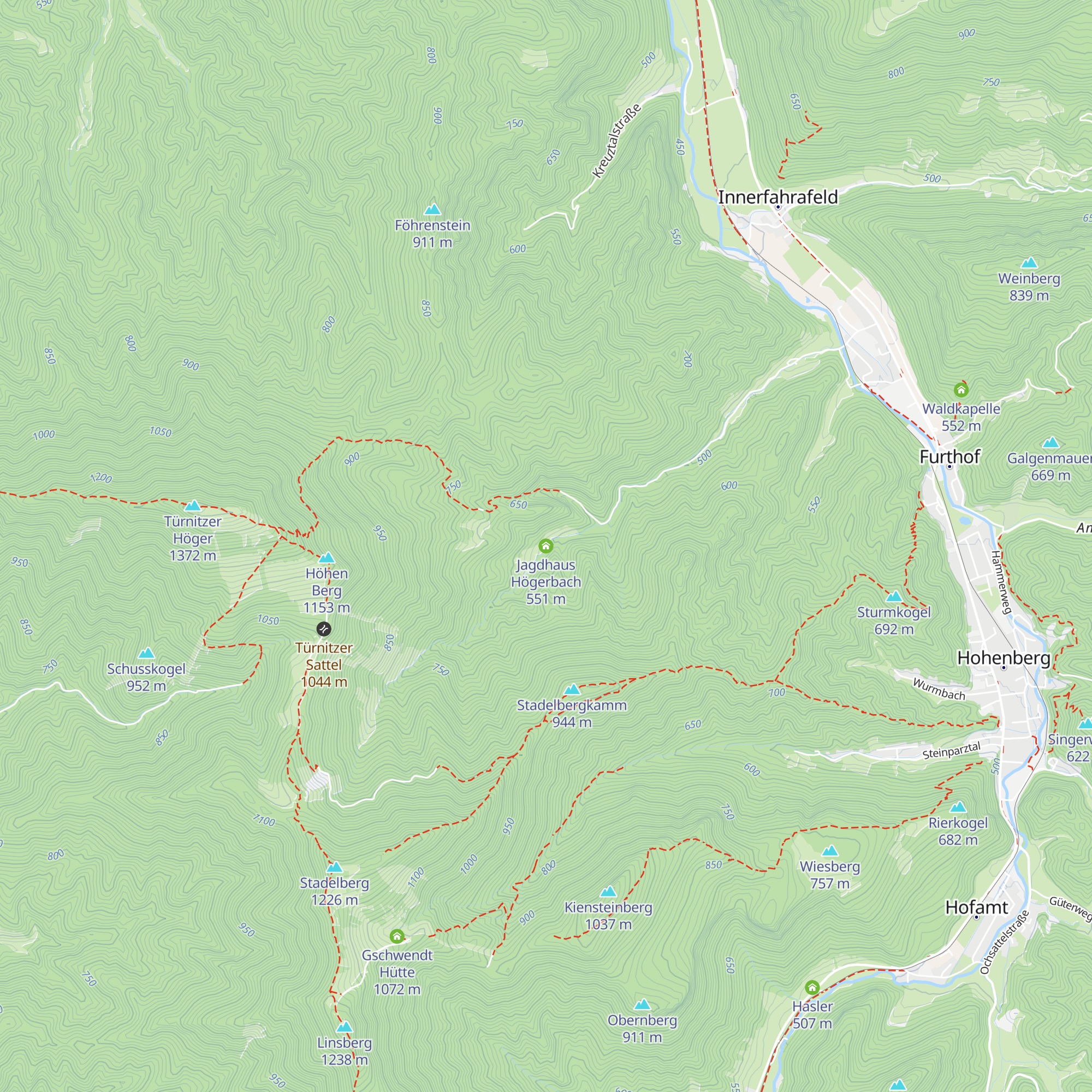 Jagdhaus Högerbach map