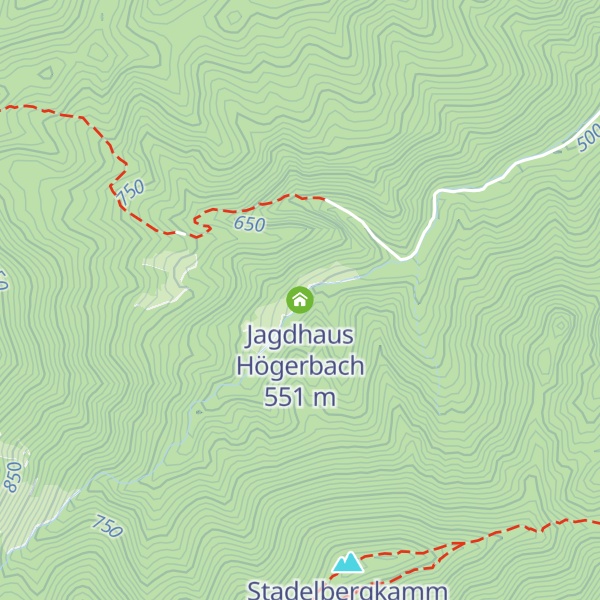 Map of Jagdhaus Högerbach