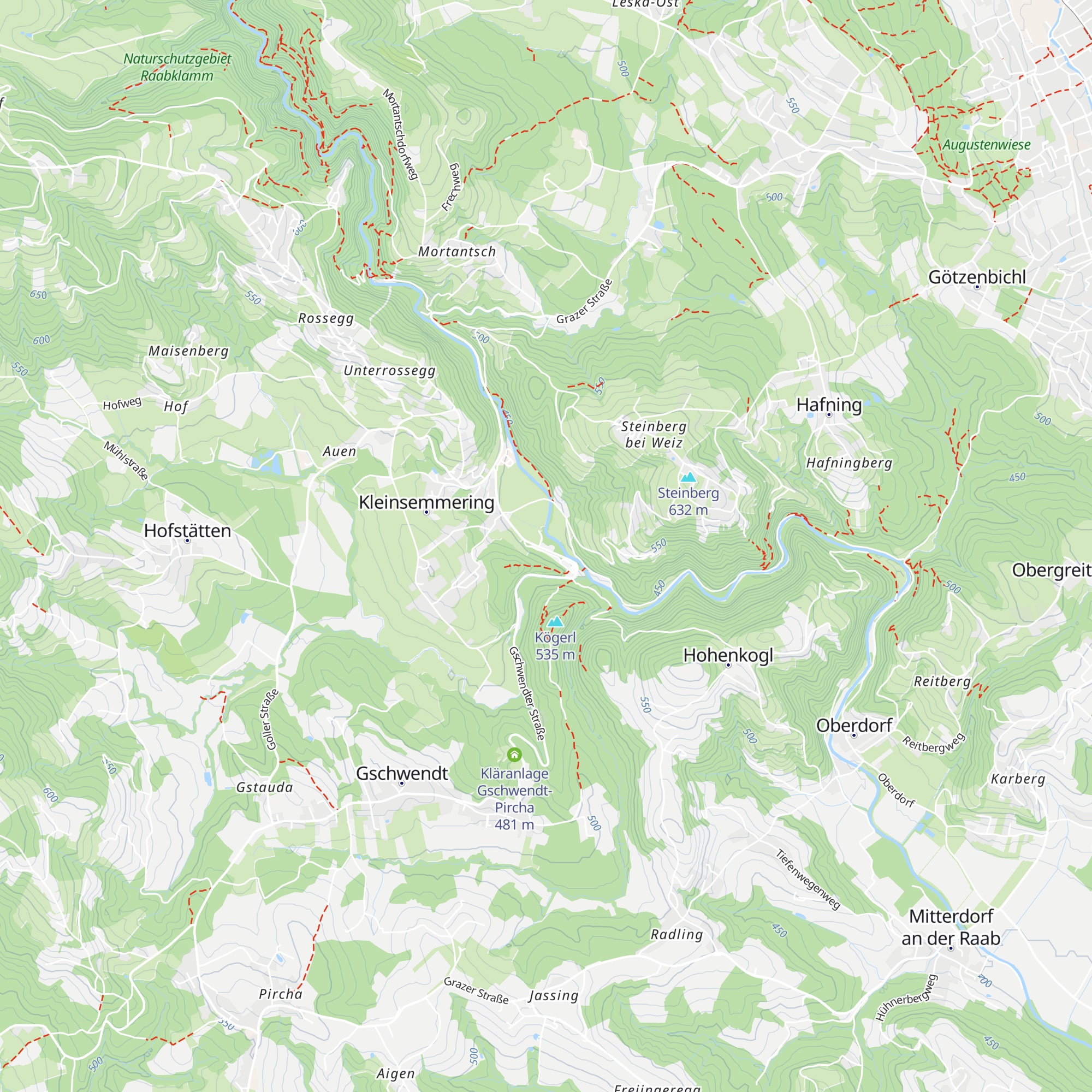 Modellsport Verein Weiz Vereinsconteiner map