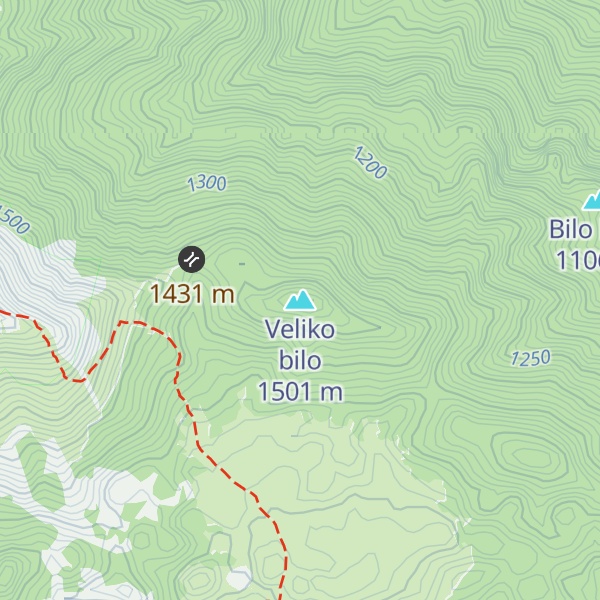 Map of Veliko bilo