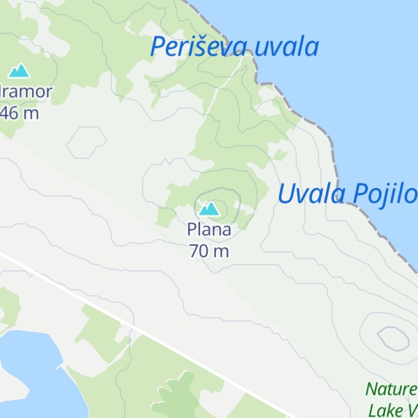 Map of Plana