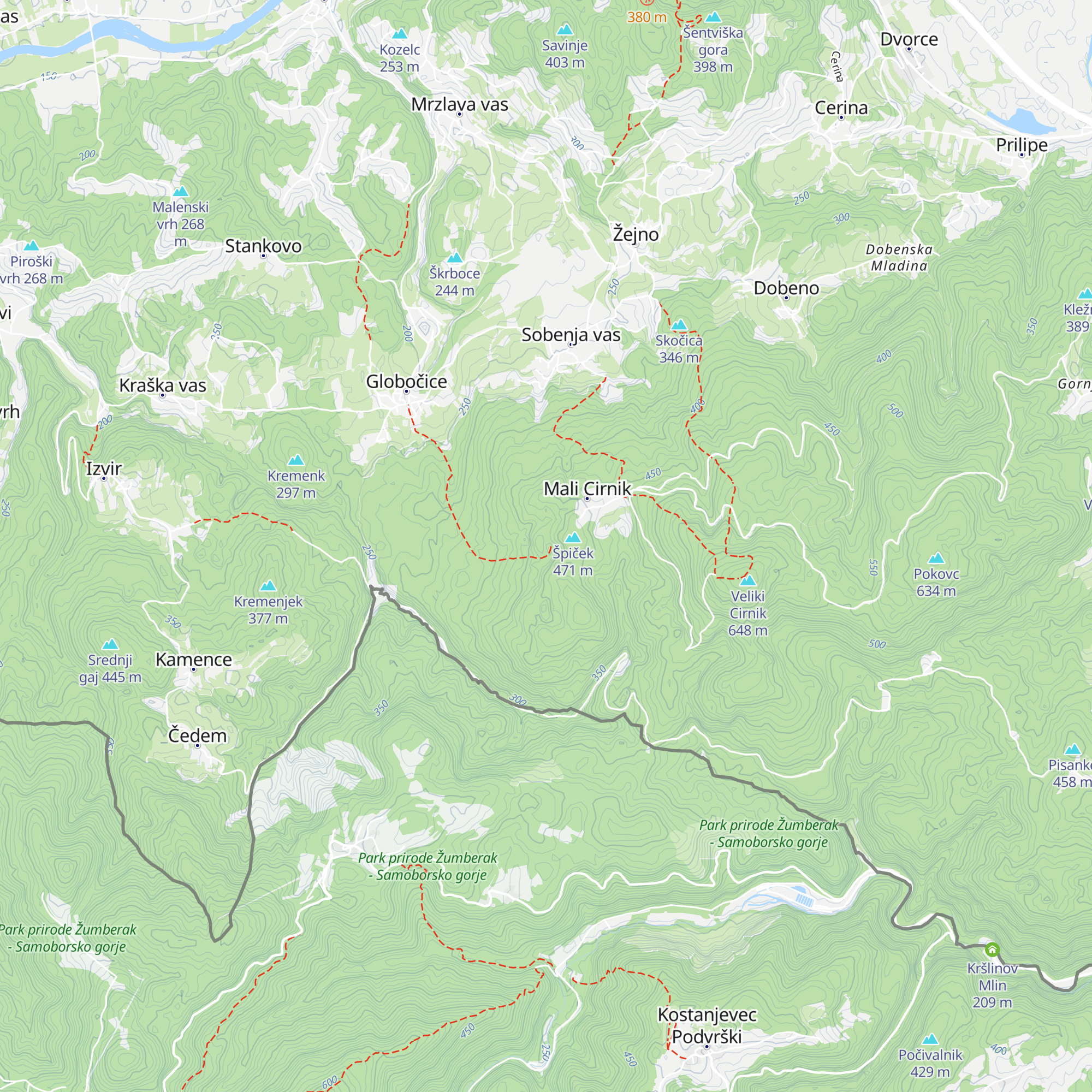 Lovska družina Čatež ob Savi map