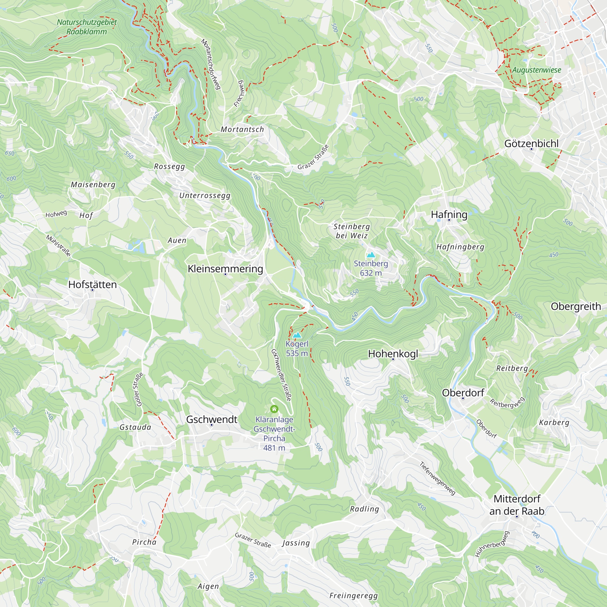 Stoffmühle map