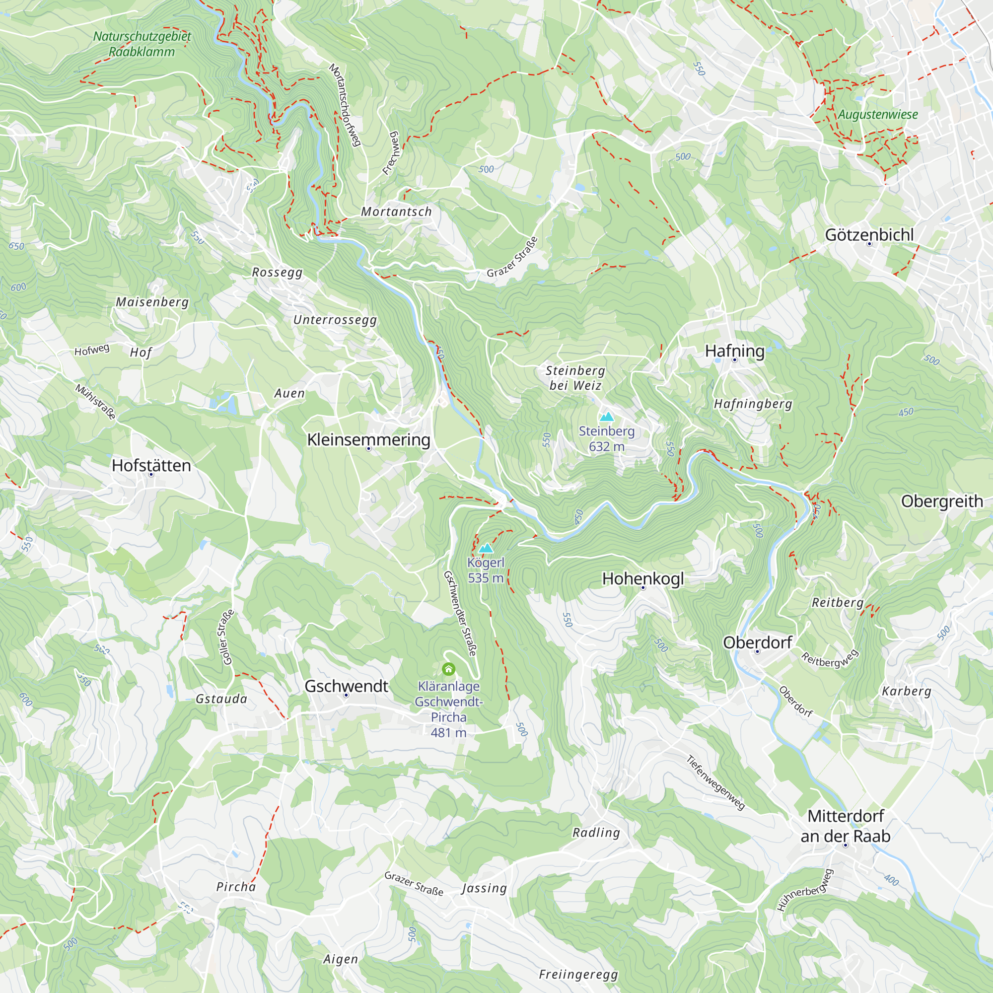 Stoffmühle map