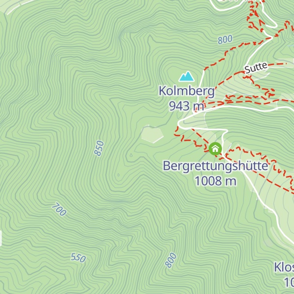 Map of Steinhofberghütte