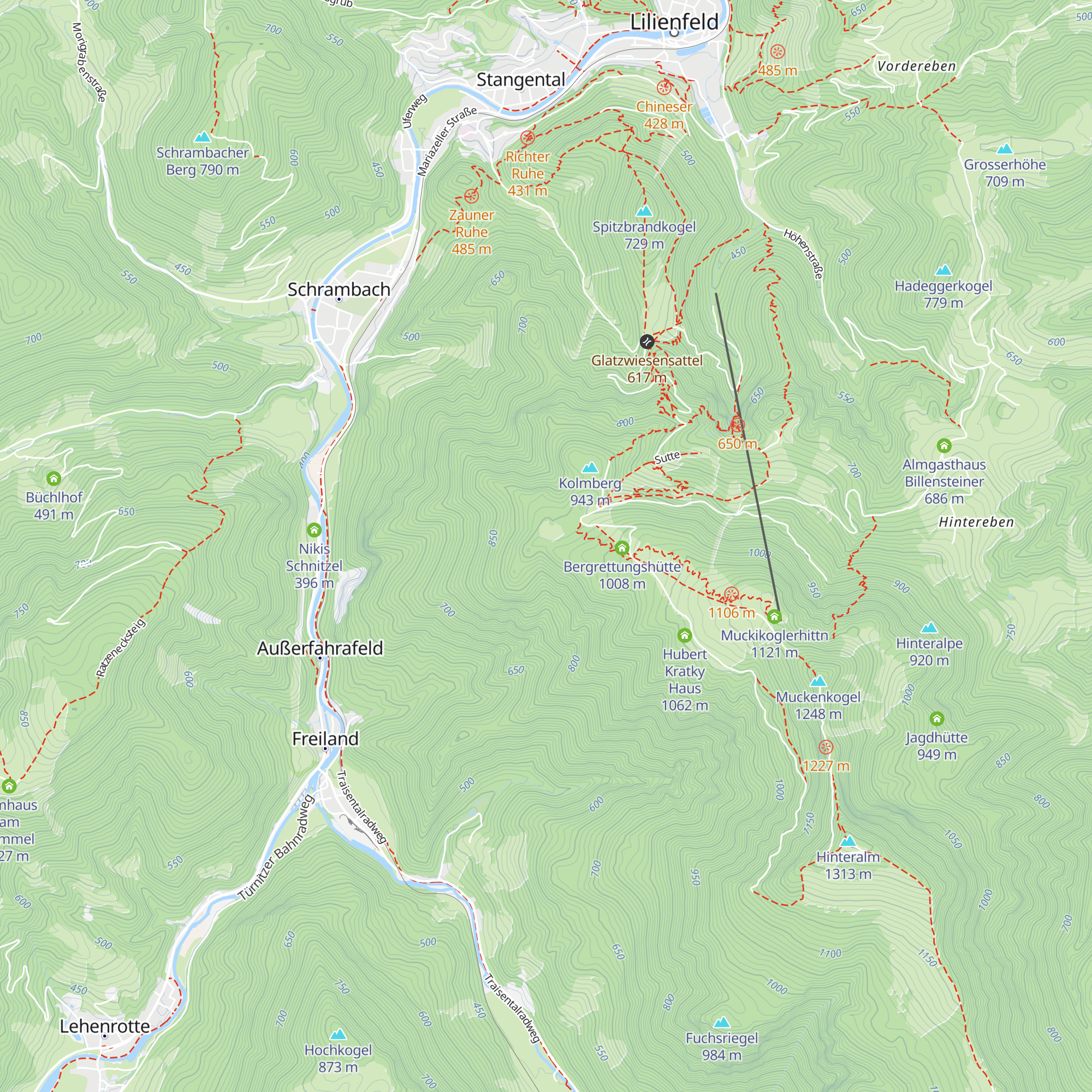 Steinhofberghütte map