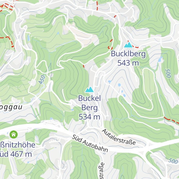 Map of Buckel Berg
