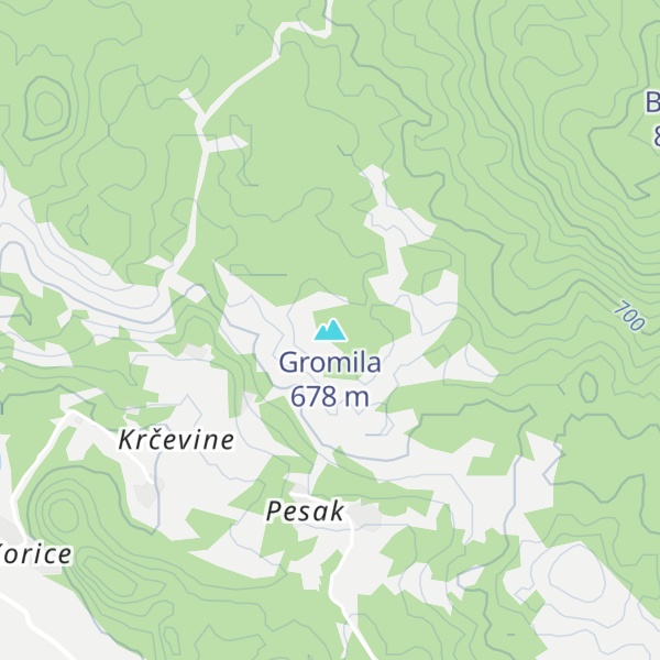 Map of Gromila