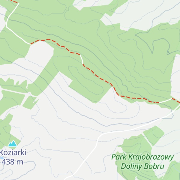Map of Koźlarki