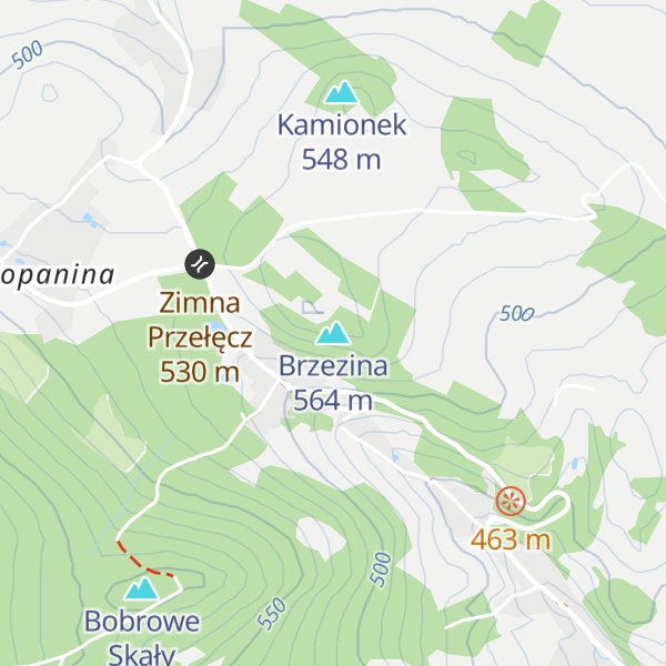 Map of Brzezina