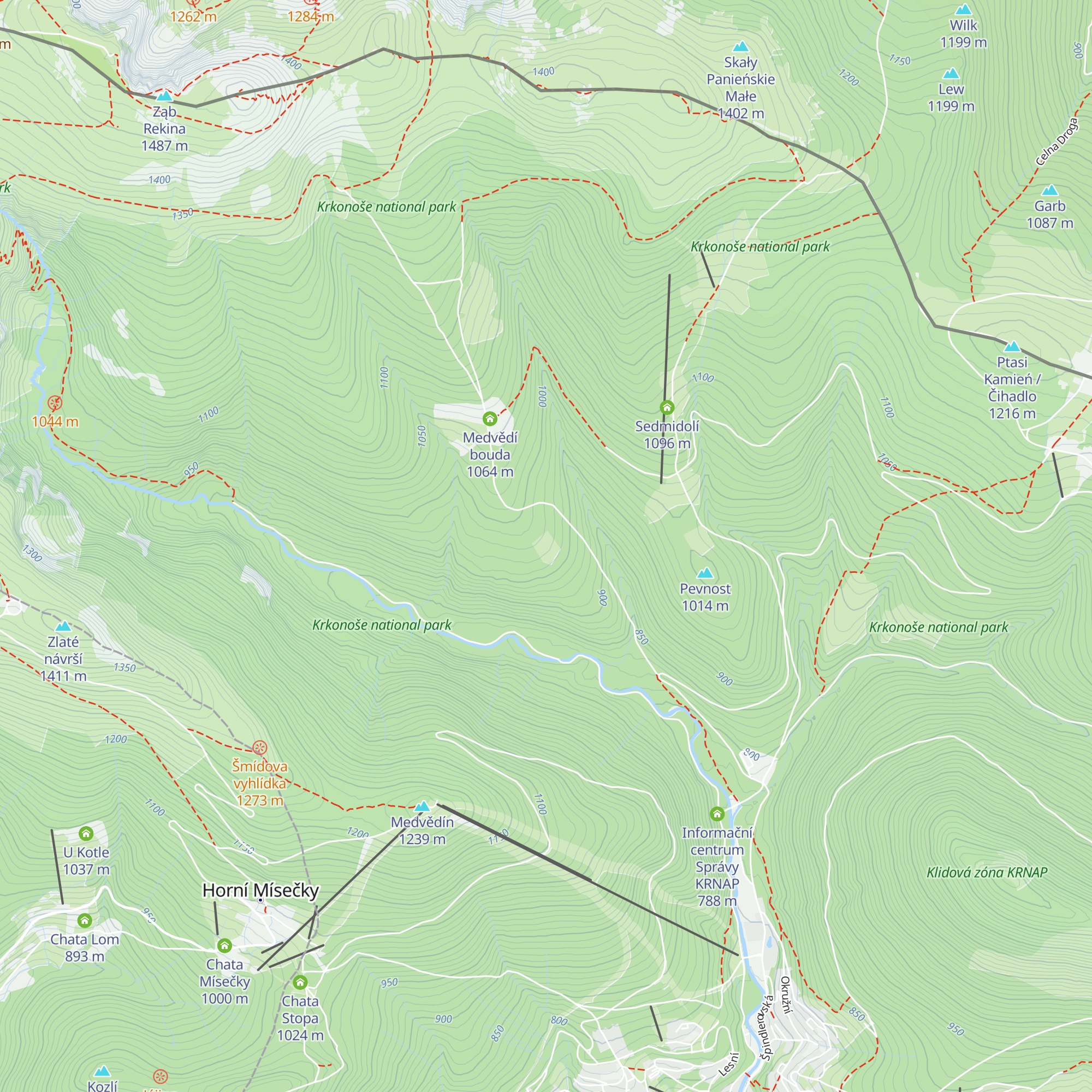 Patejdlova bouda map