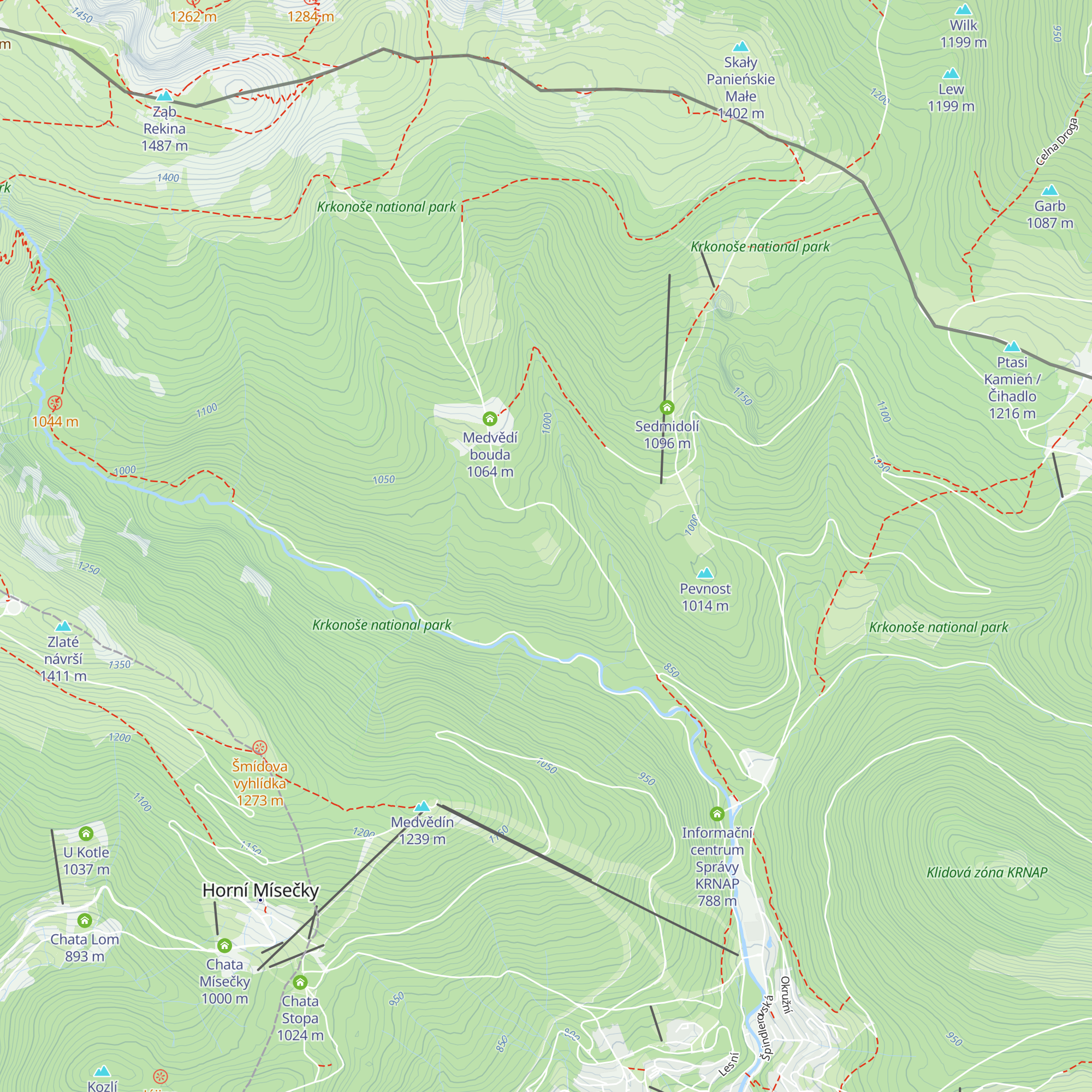Patejdlova bouda map