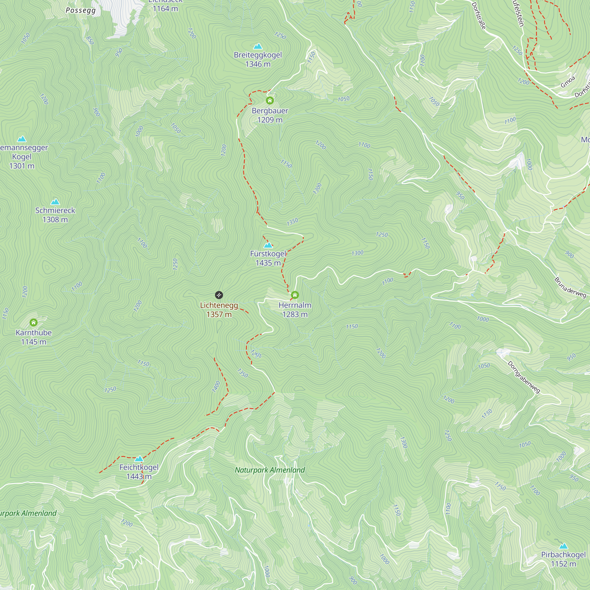 Herrnalm map