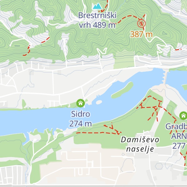 Map of Gostilna Galeb