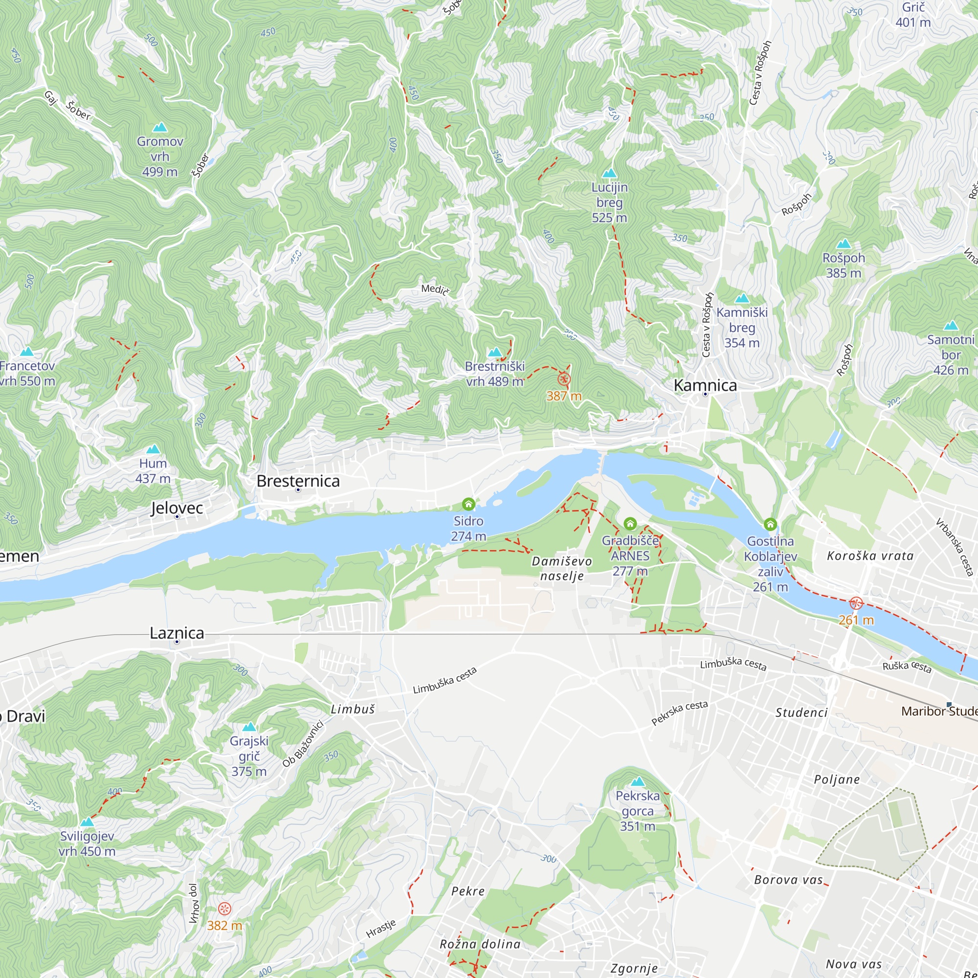 Gostilna Galeb map